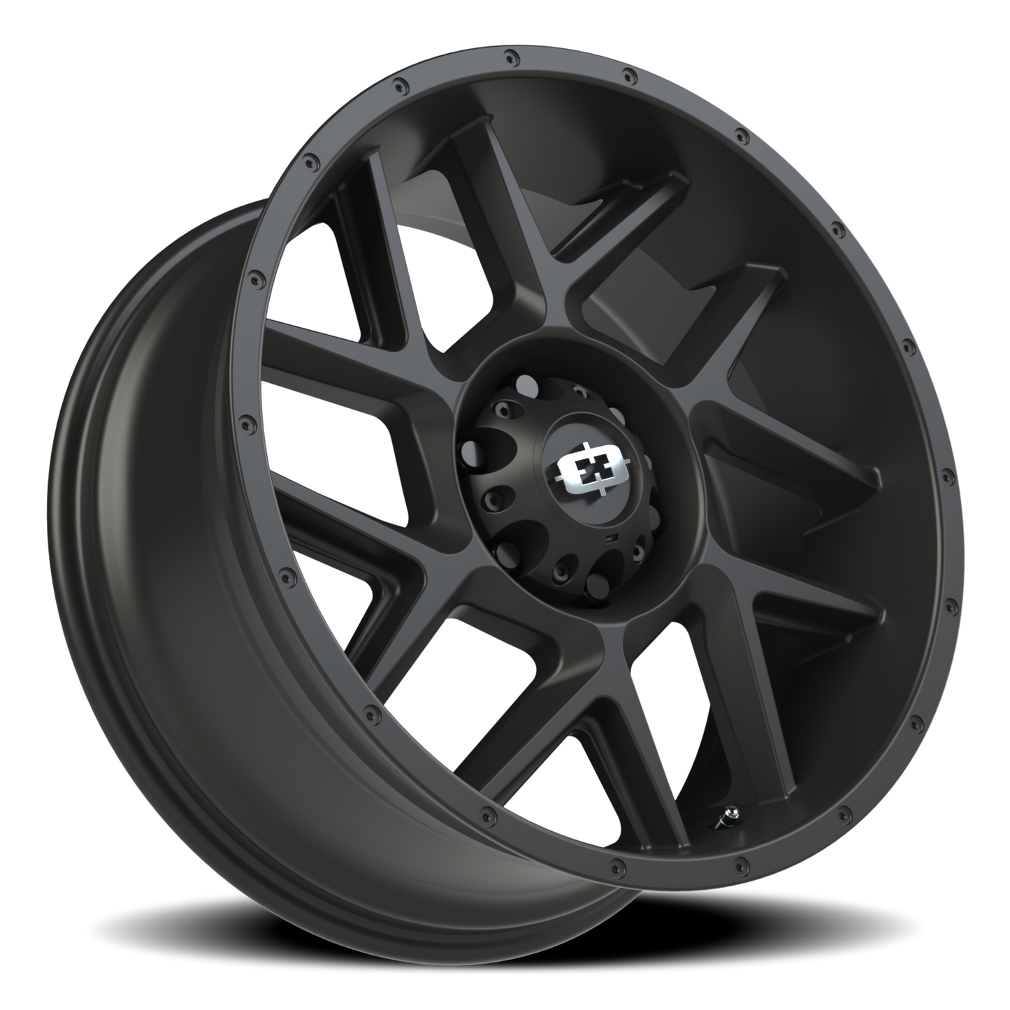 Vision Sliver 20X9 Satin Black Wheel