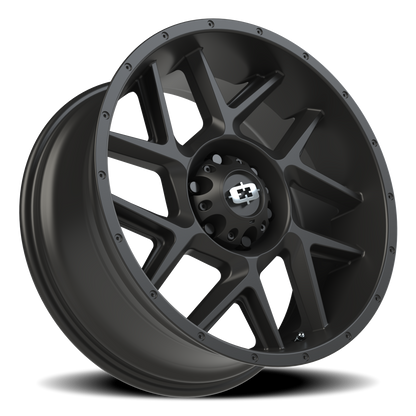 Vision Sliver 20X9 Satin Black Wheel