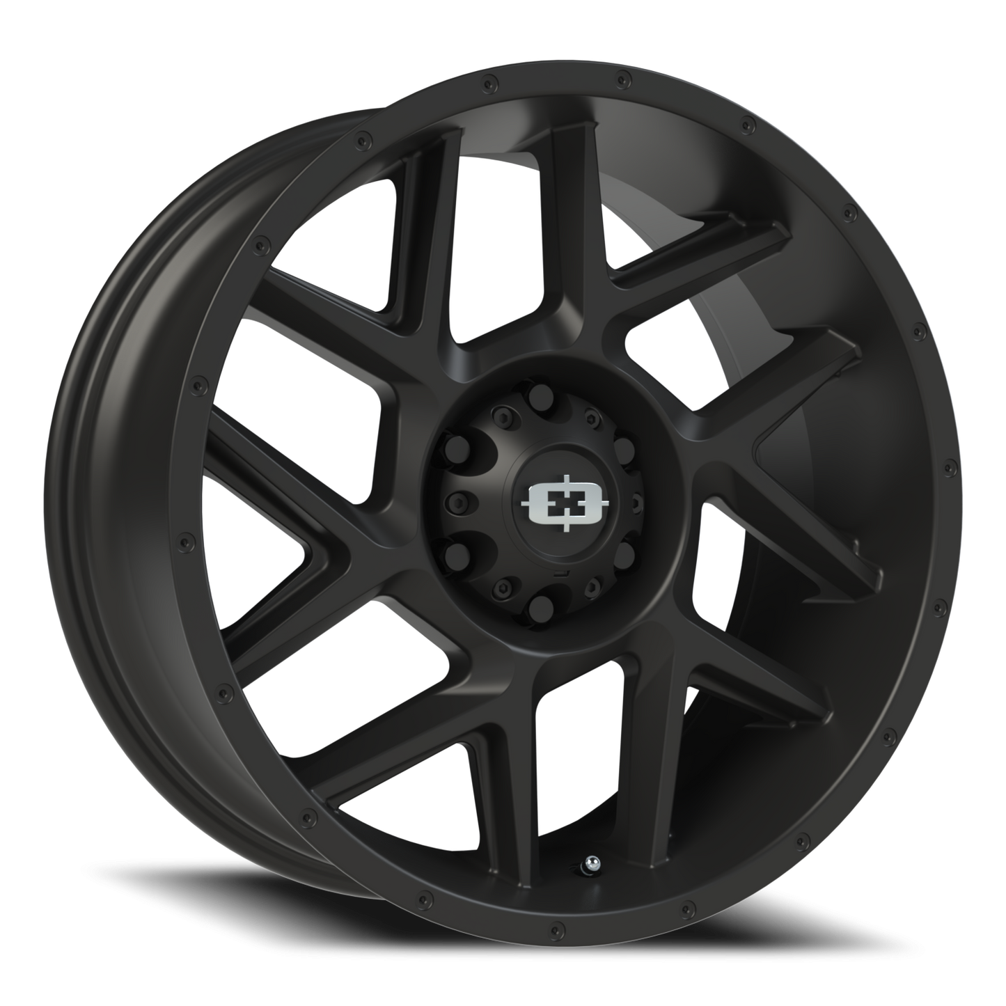 Vision Sliver 20X9 Satin Black Wheel