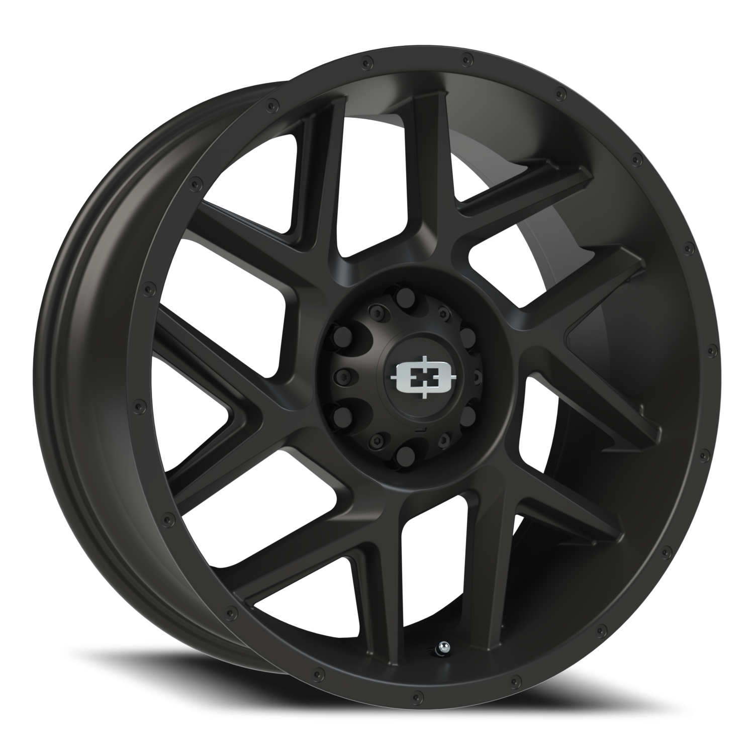 Vision Sliver 20X9 Satin Black Wheel