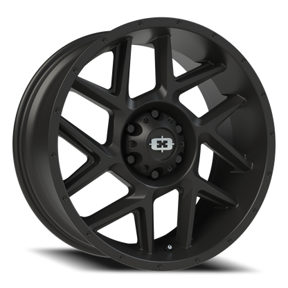 Vision Sliver 20X9 Satin Black Wheel