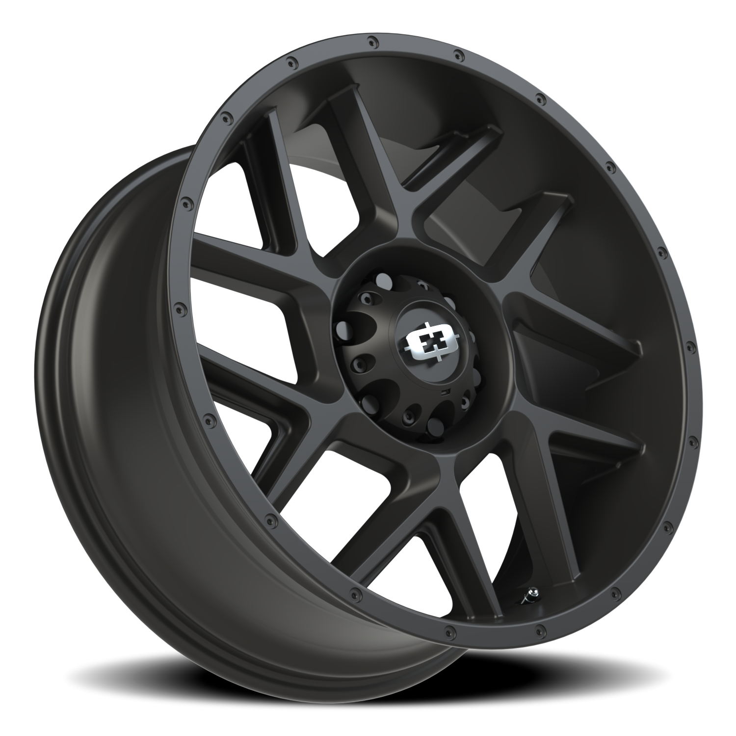 Vision Sliver 20X9 Satin Black Wheel