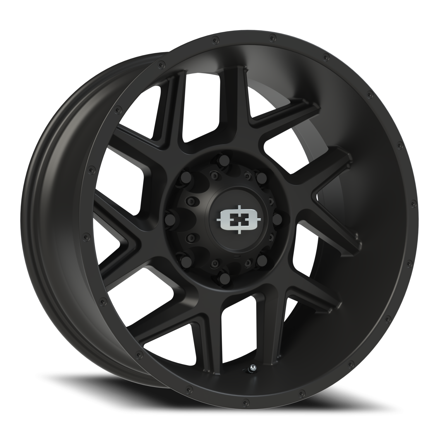 Vision Sliver 20X10 Satin Black Wheel