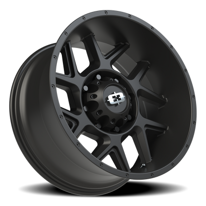 Vision Sliver 20X10 Satin Black Wheel