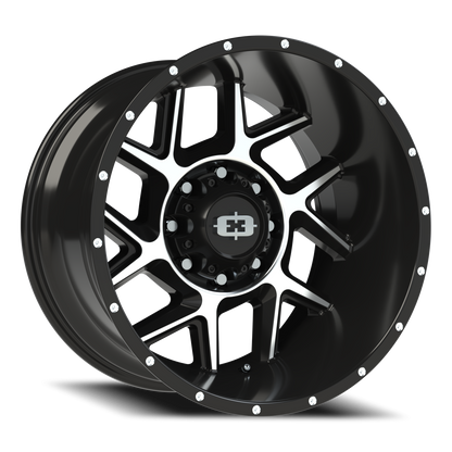 Vision Sliver 20X12 Satin Black Wheel