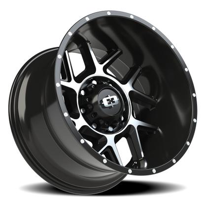 Vision Sliver 20X12 Satin Black Wheel