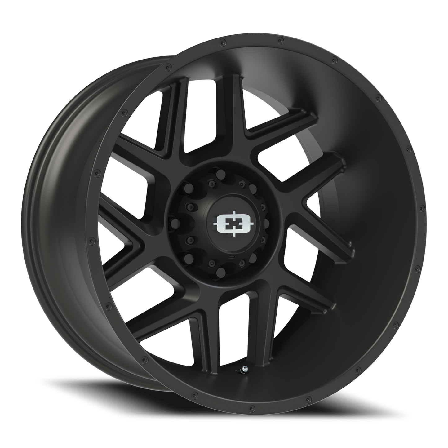 Vision Sliver 22X12 Satin Black Wheel