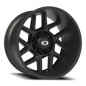 Vision Sliver 22X12 Satin Black Wheel