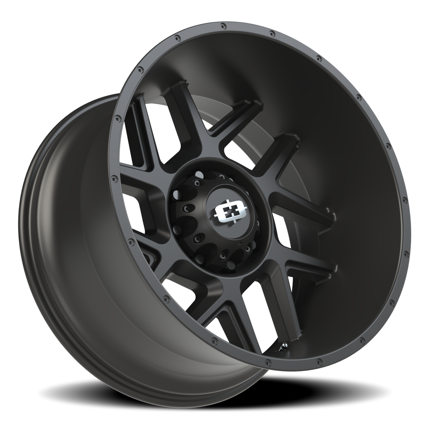 Vision Sliver 22X12 Satin Black Wheel