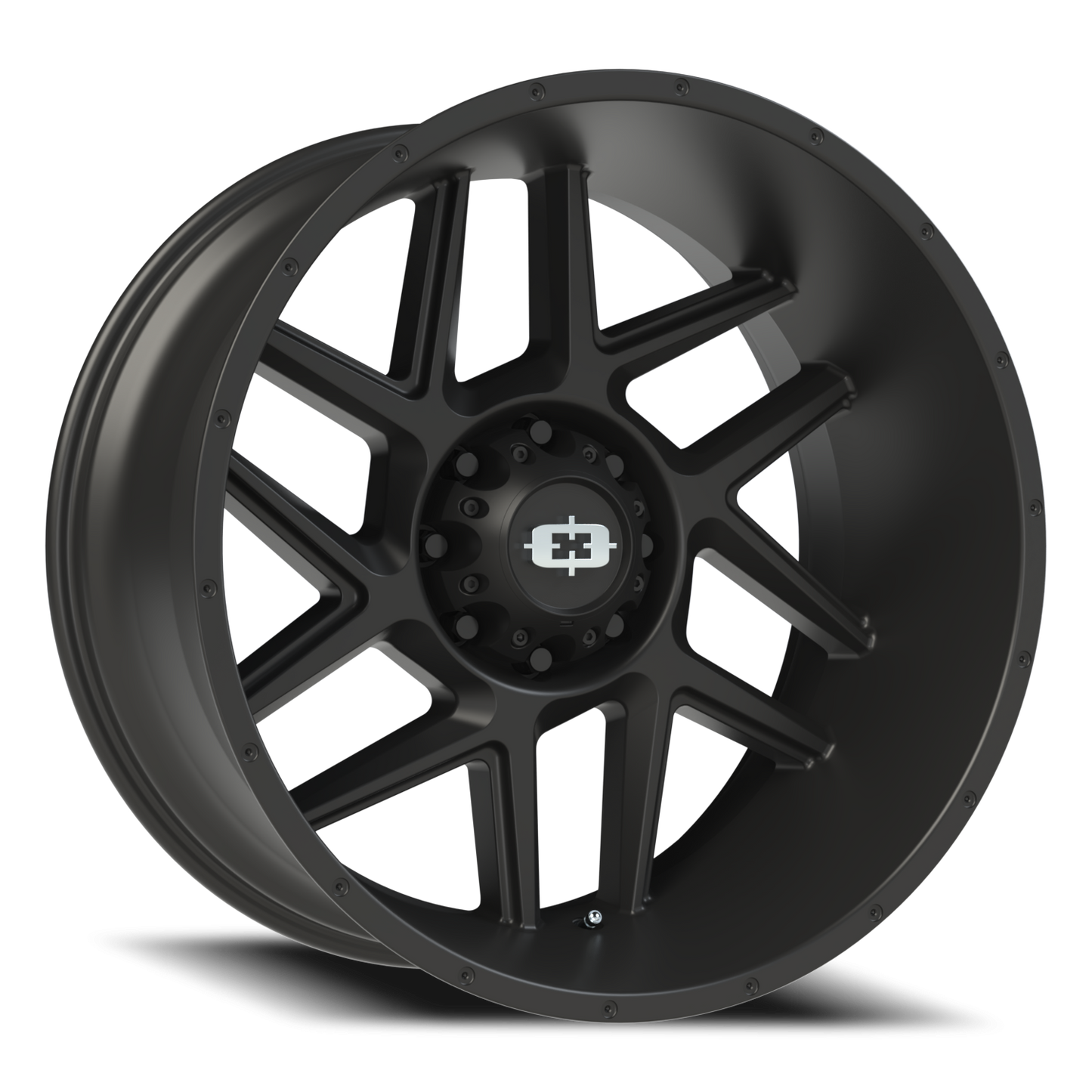 Vision Sliver 24X12 Satin Black Wheel