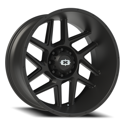 Vision Sliver 24X12 Satin Black Wheel
