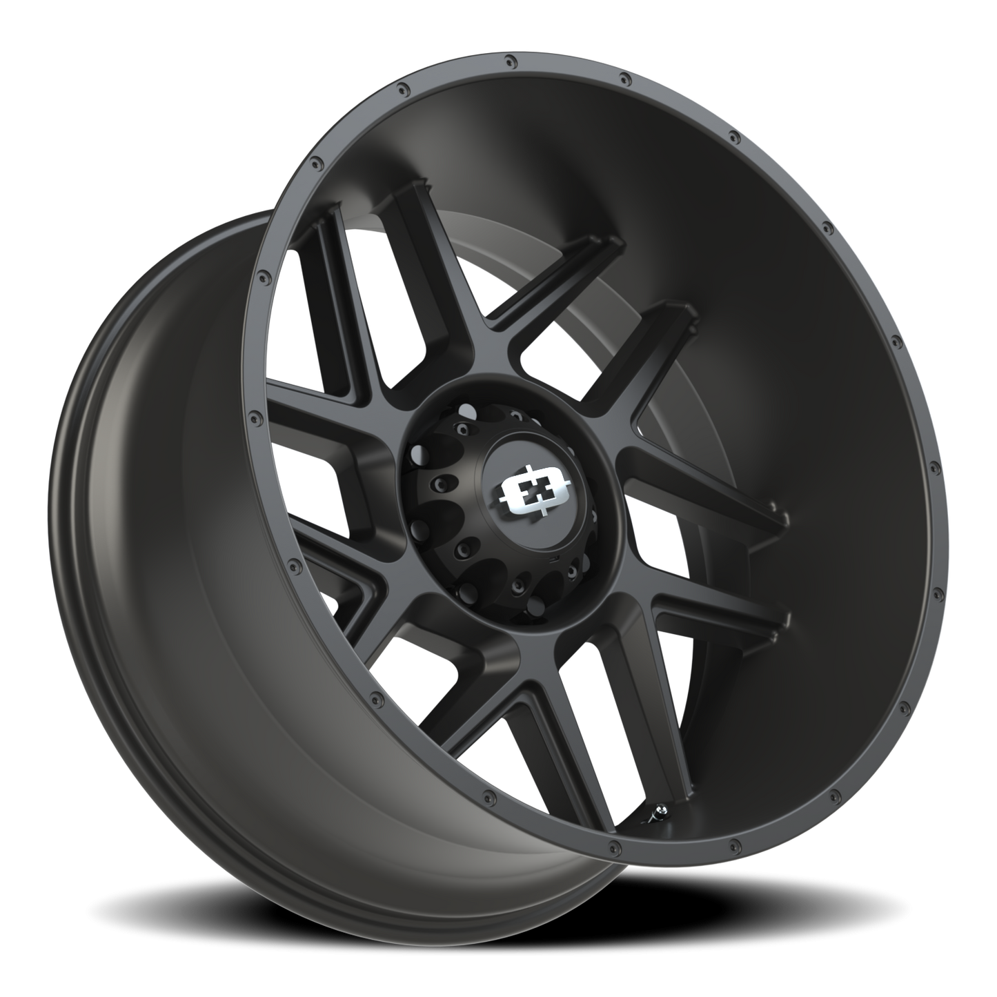 Vision Sliver 24X12 Satin Black Wheel