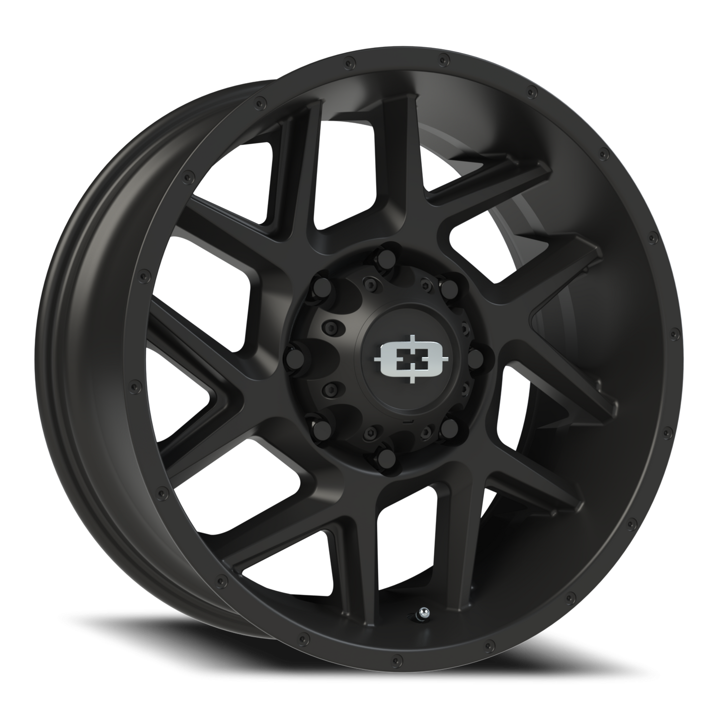 Vision Sliver 20X9 Satin Black Wheel