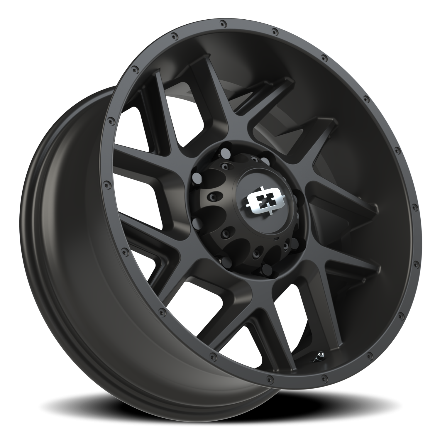 Vision Sliver 20X9 Satin Black Wheel