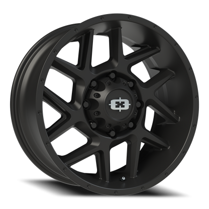 Vision Sliver 20X9 Satin Black Wheel