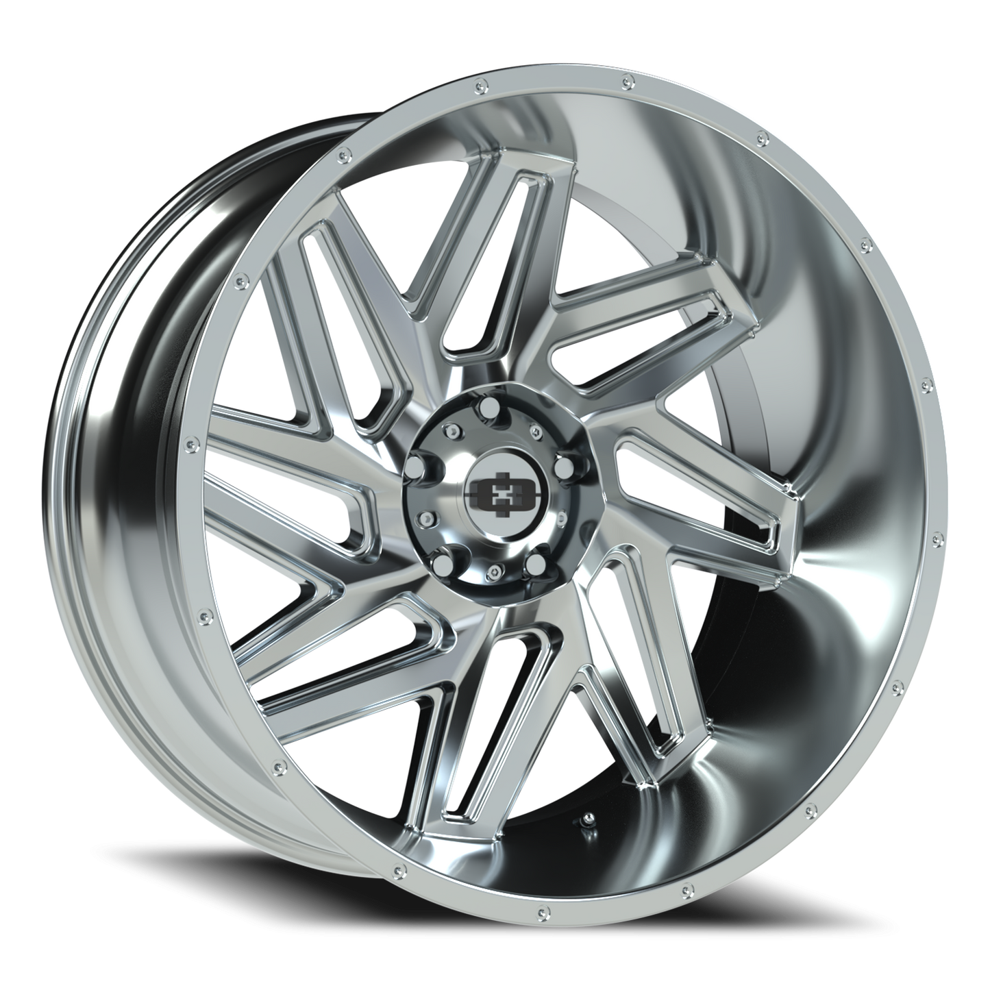 Vision Spyder 24X12 Chrome Wheel