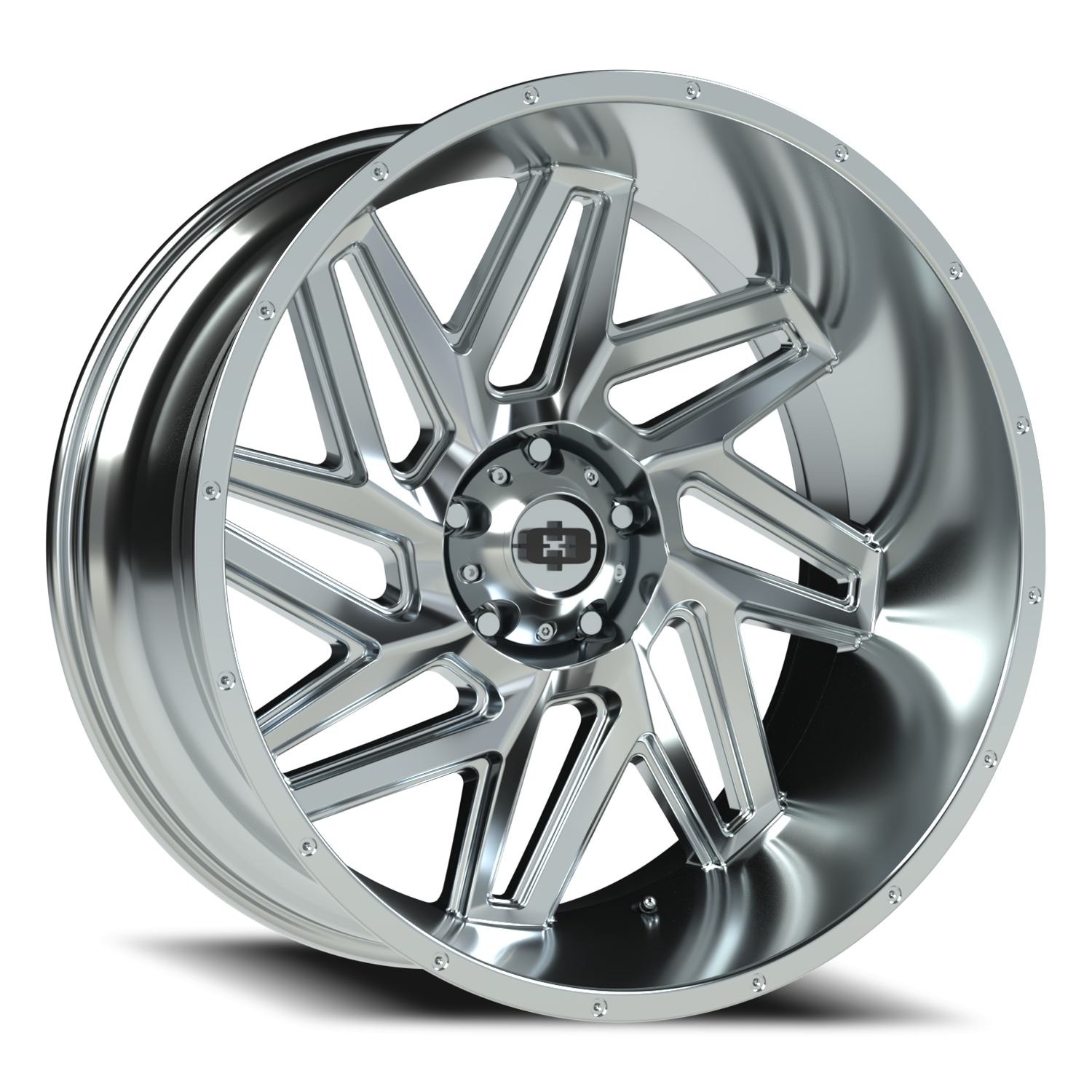 Vision Spyder 24X12 Chrome Wheel