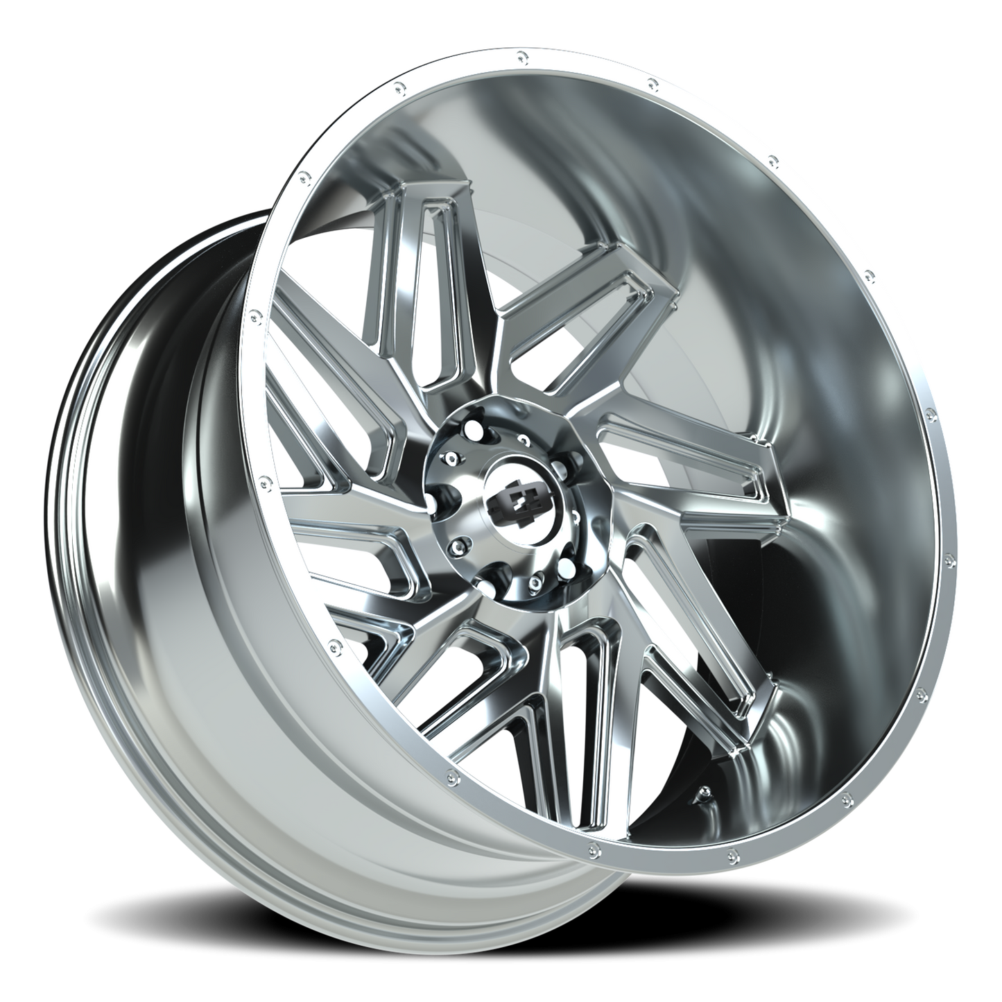 Vision Spyder 24X12 Chrome Wheel