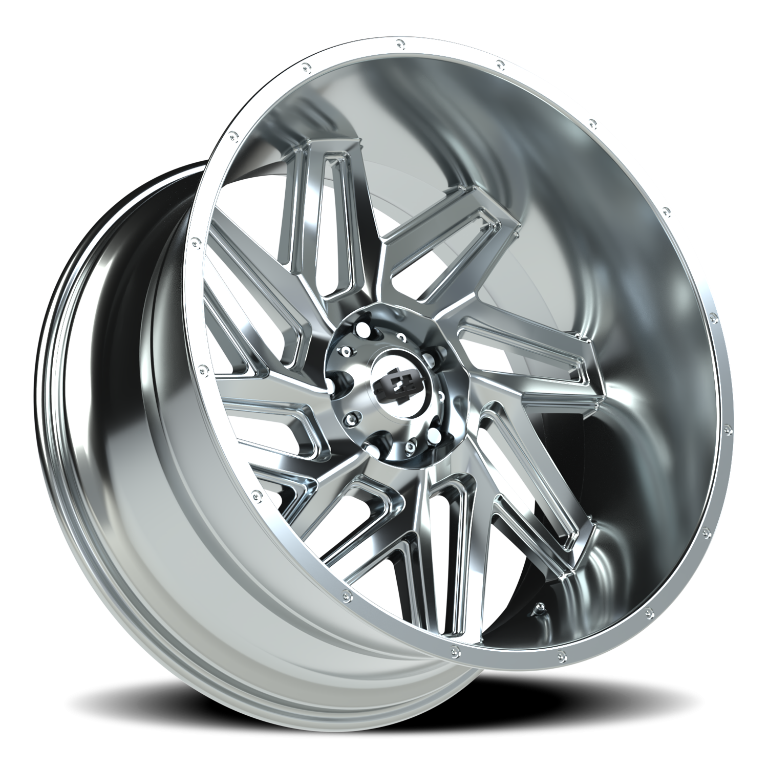 Vision Spyder 24X12 Chrome Wheel
