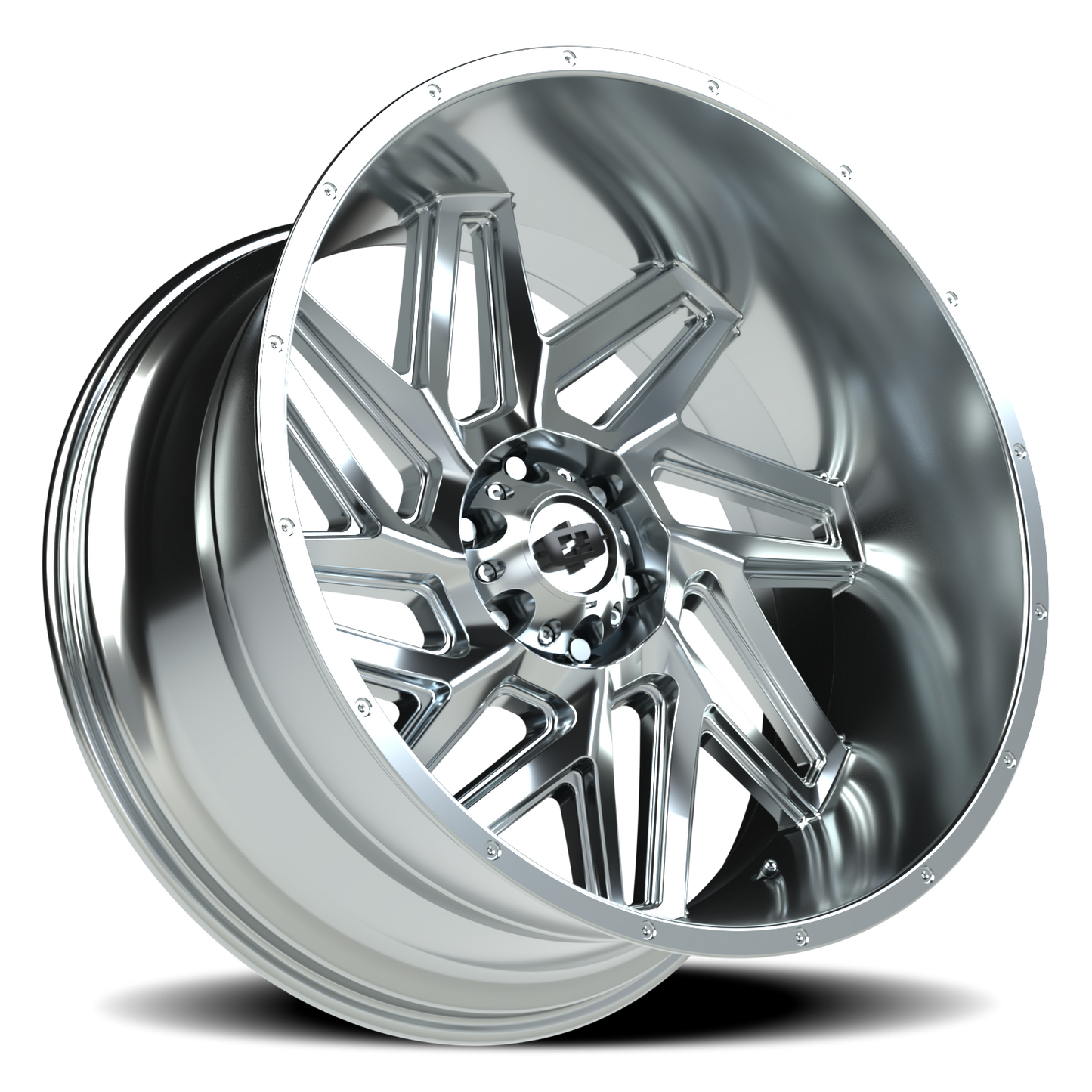 Vision Spyder 24X12 Chrome Wheel