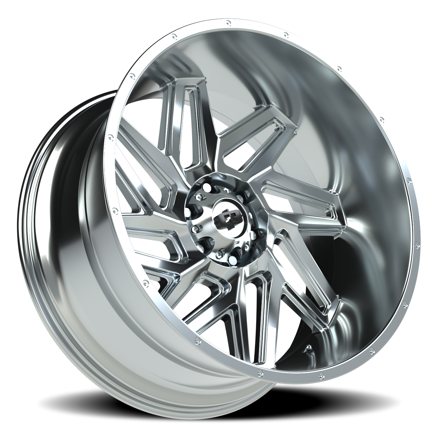 Vision Spyder 24X12 Chrome Wheel