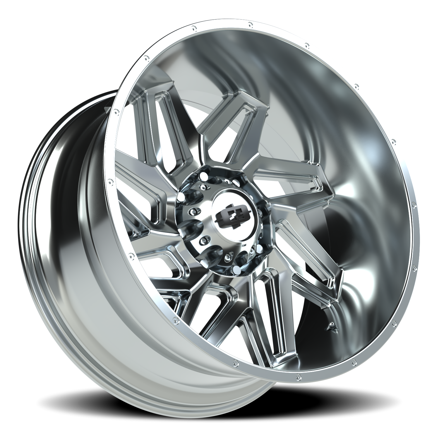 Vision Spyder 24X12 Chrome Wheel
