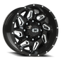 Vision Spyder 17X9 Gloss Black Milled Spoke Wheel
