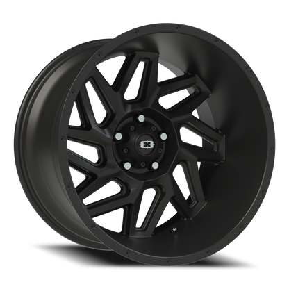 Vision Spyder 20X12 Satin Black Wheel
