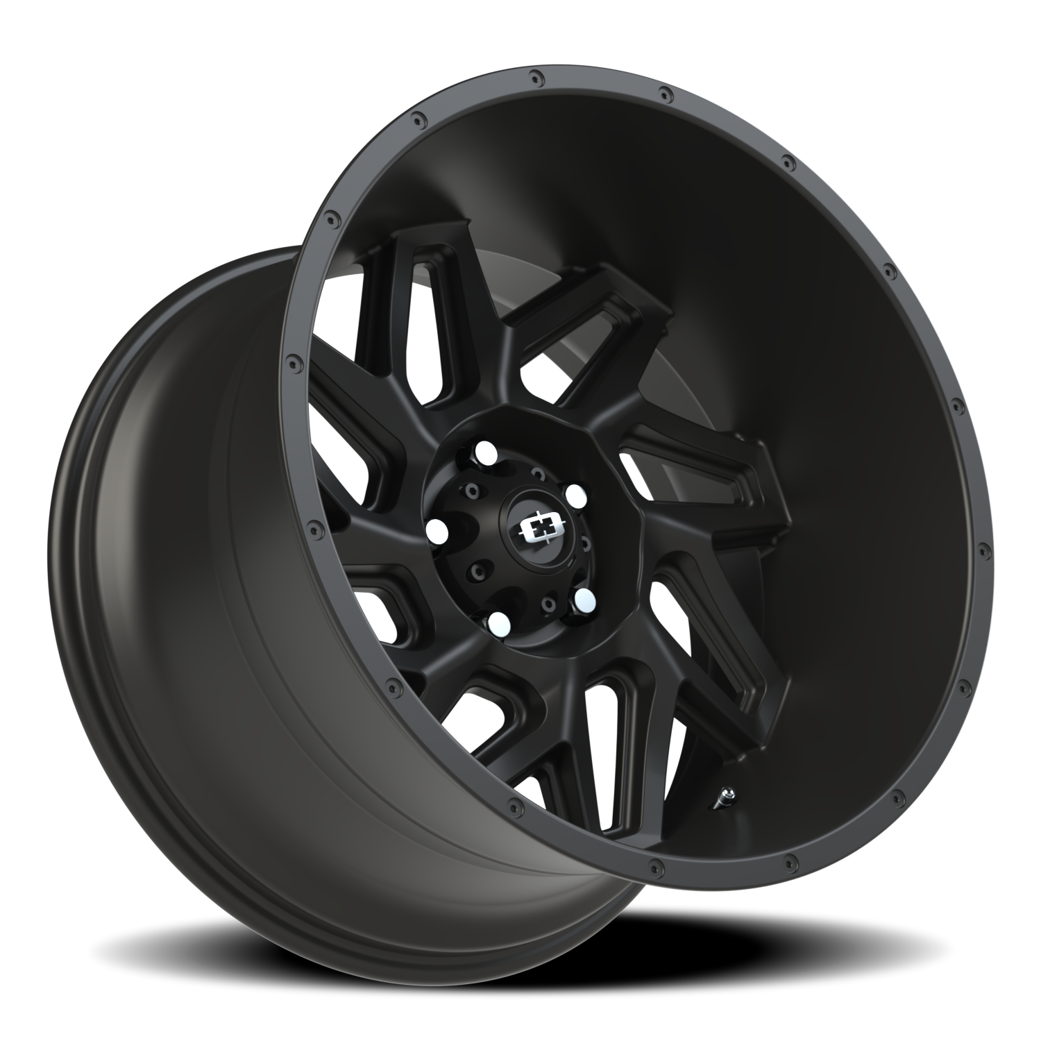 Vision Spyder 20X12 Satin Black Wheel