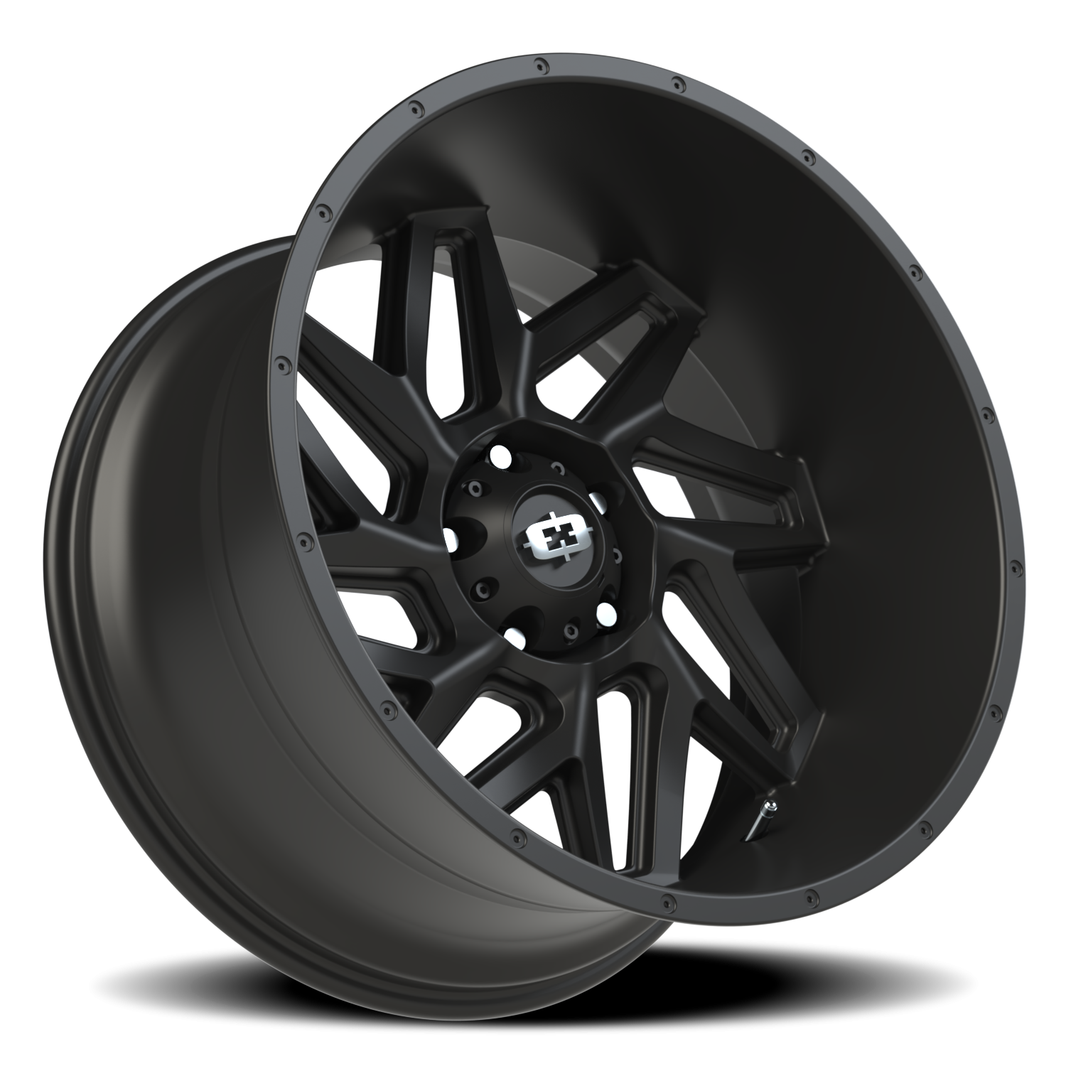 Vision Spyder 22X12 Satin Black Wheel