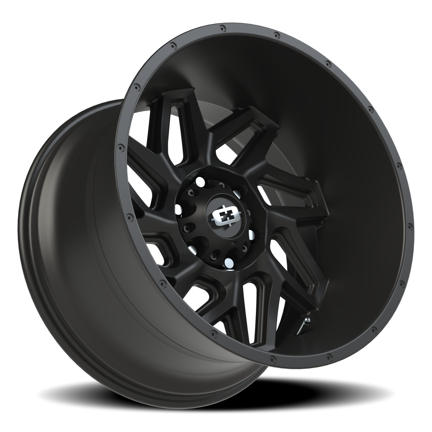Vision Spyder 20X12 Satin Black Wheel