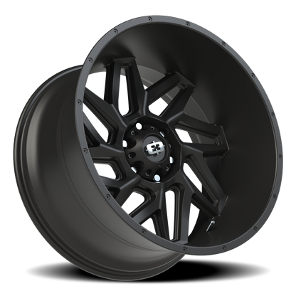 Vision Spyder 22X12 Satin Black Wheel
