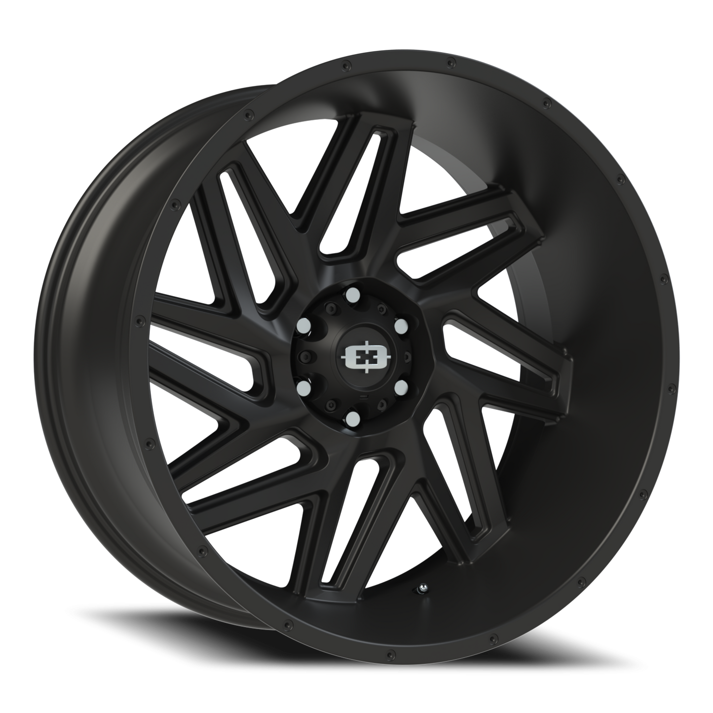 Vision Spyder 24X12 Satin Black Wheel