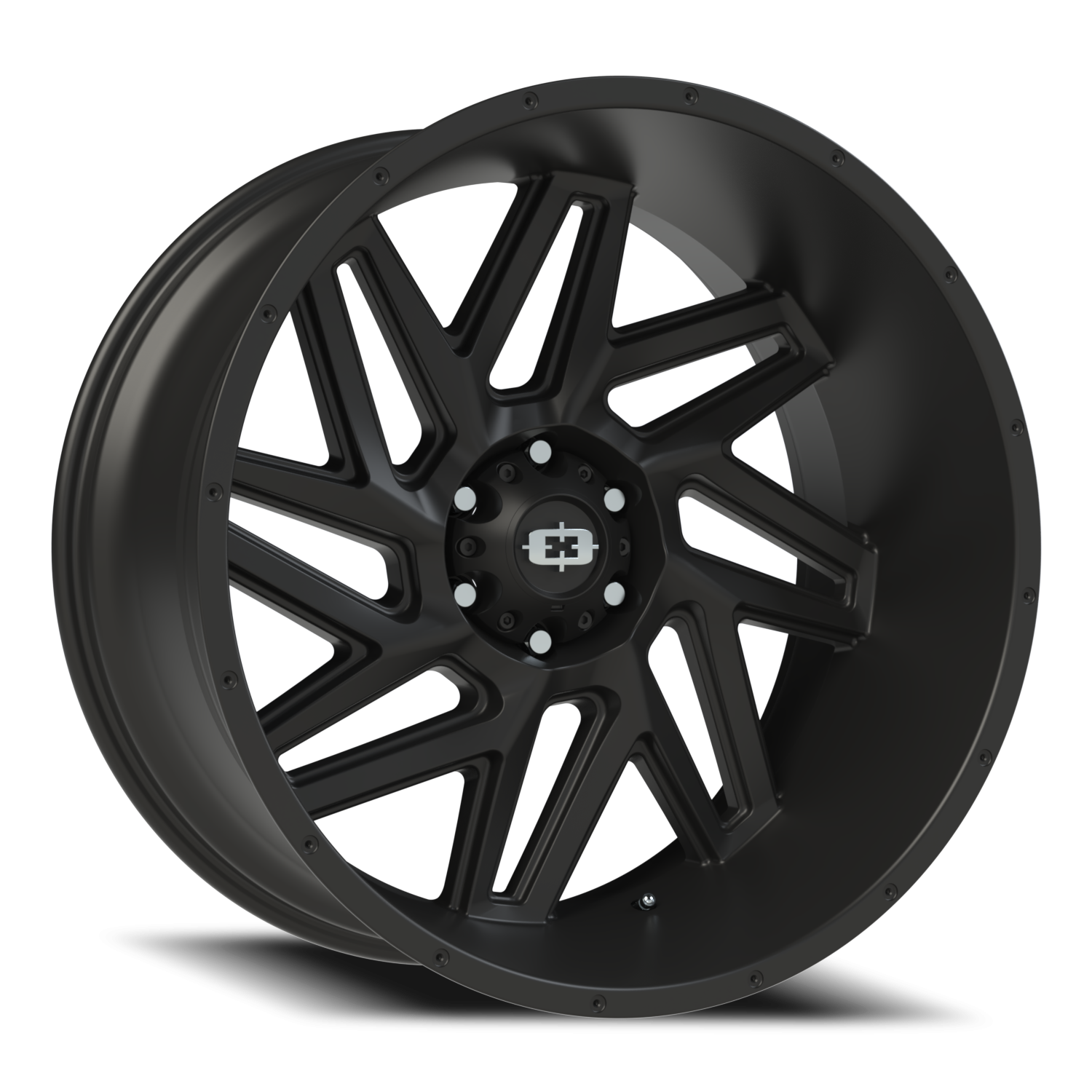 Vision Spyder 24X12 Satin Black Wheel