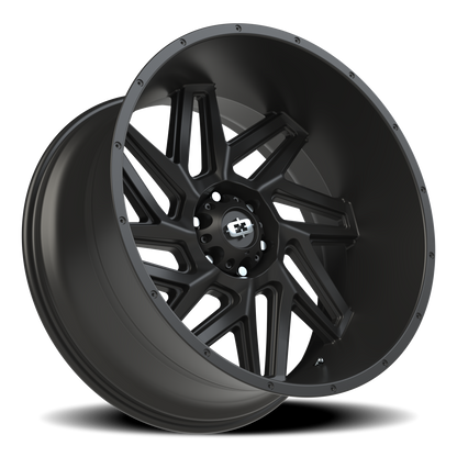 Vision Spyder 24X12 Satin Black Wheel