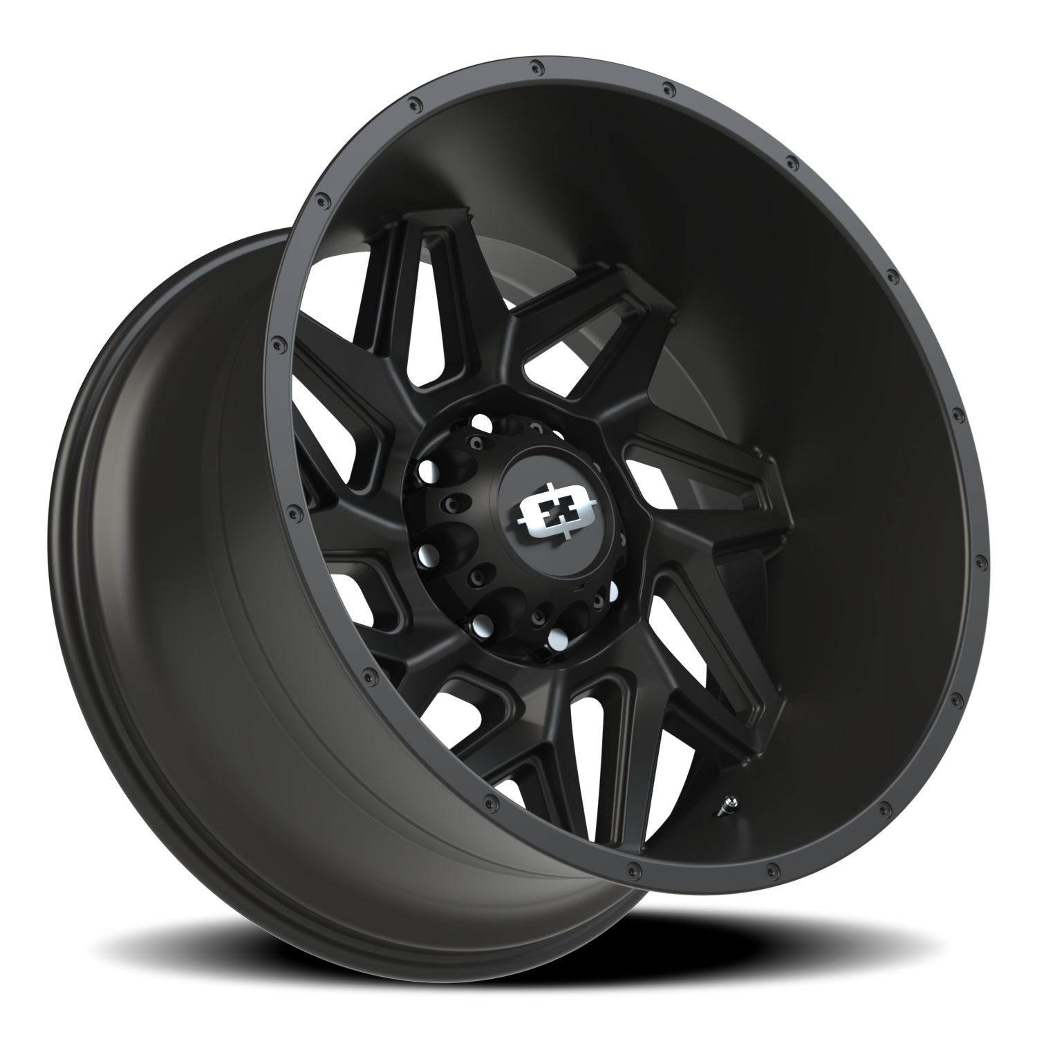 Vision Spyder 22X12 Satin Black Wheel