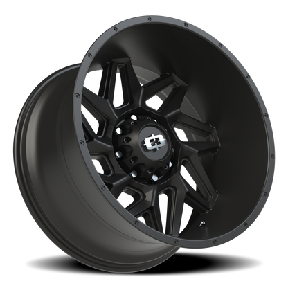 Vision Spyder 22X12 Satin Black Wheel