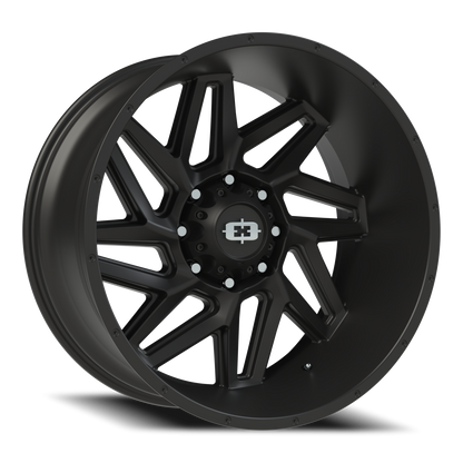 Vision Spyder 24X12 Satin Black Wheel