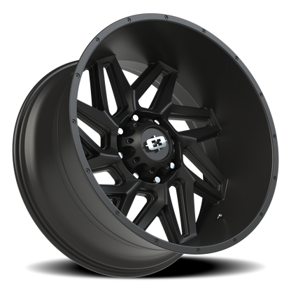 Vision Spyder 24X12 Satin Black Wheel