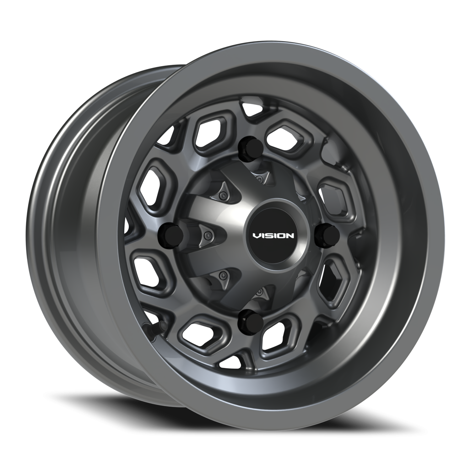 Vision Spyder 12X7 Gunmetal Wheel