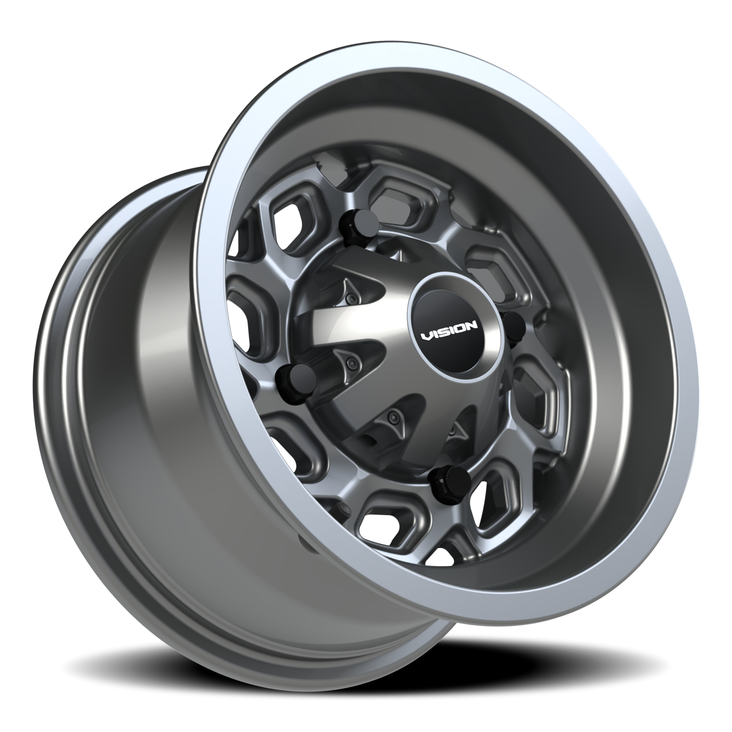Vision Spyder 12X7 Gunmetal Wheel