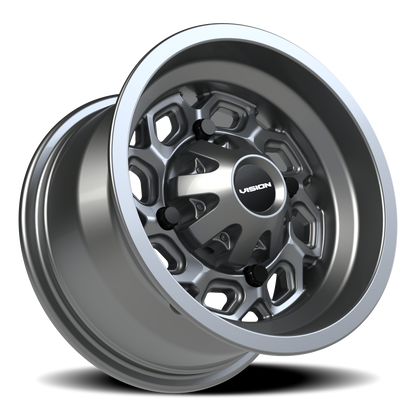 Vision Spyder 12X7 Gunmetal Wheel