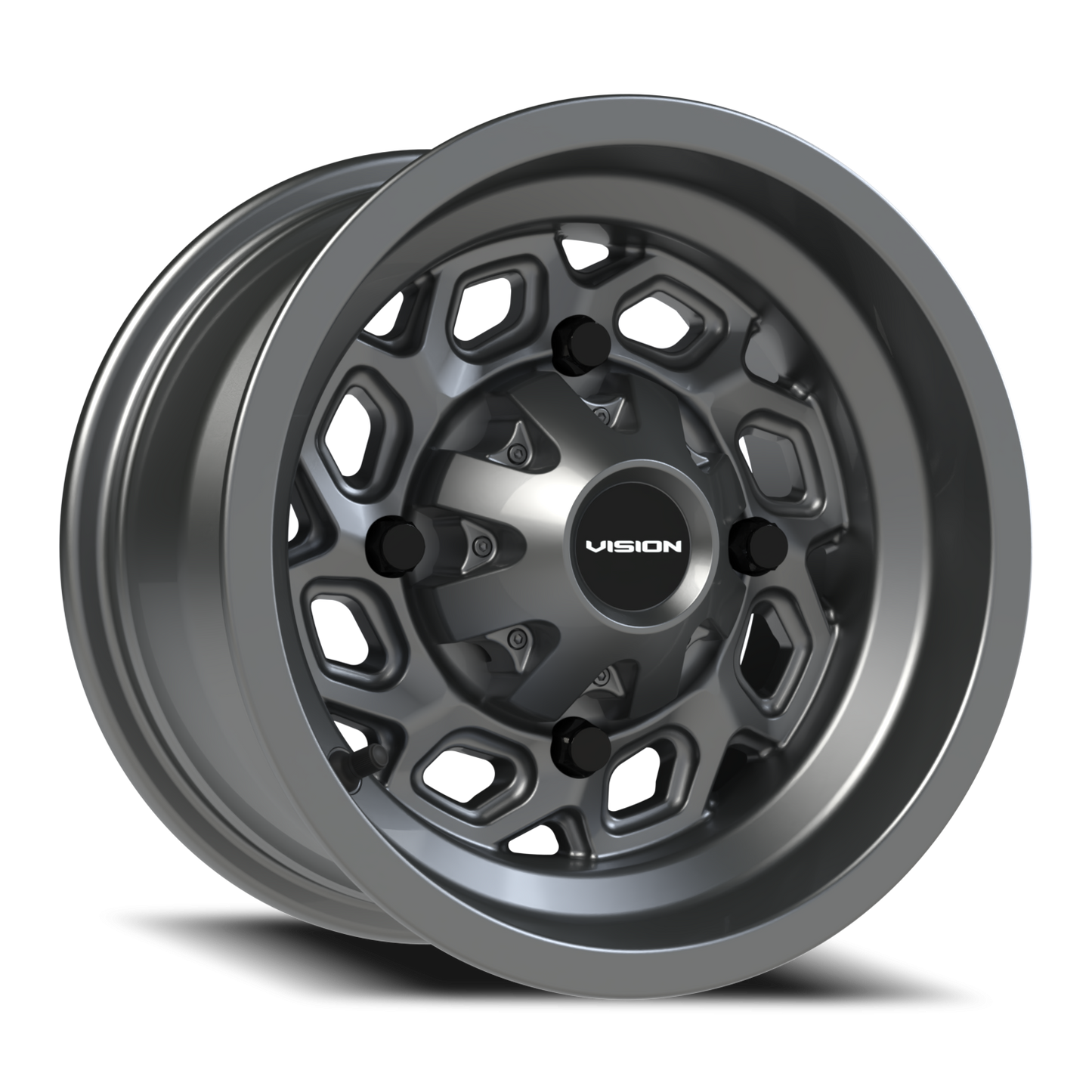 Vision Spyder 12X7 Gunmetal Wheel