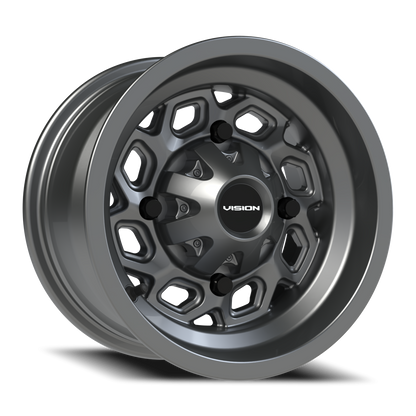 Vision Spyder 12X7 Gunmetal Wheel