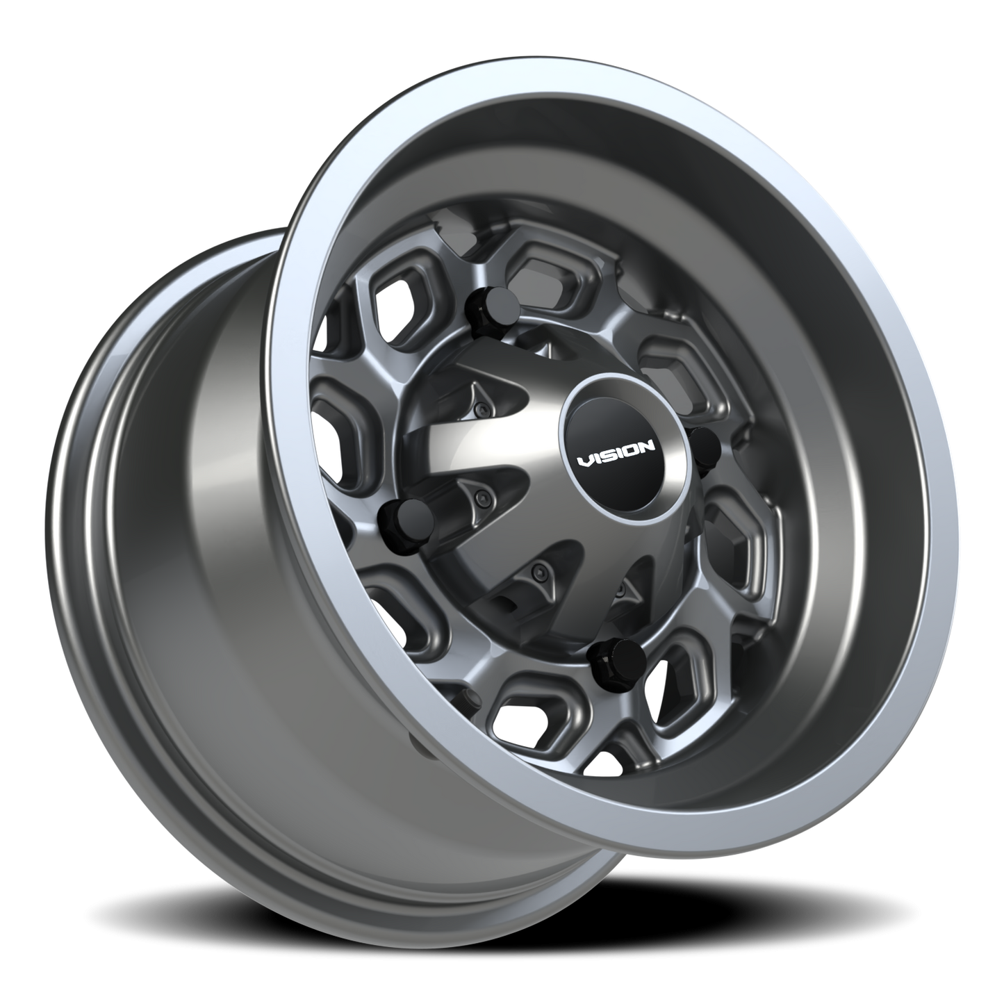 Vision Spyder 12X7 Gunmetal Wheel