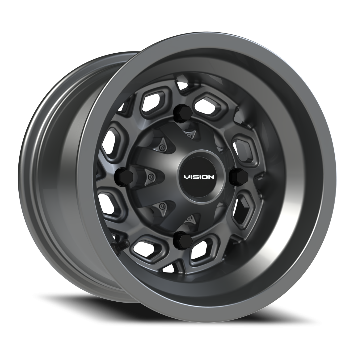 Vision Spyder 12X8 Gunmetal Wheel