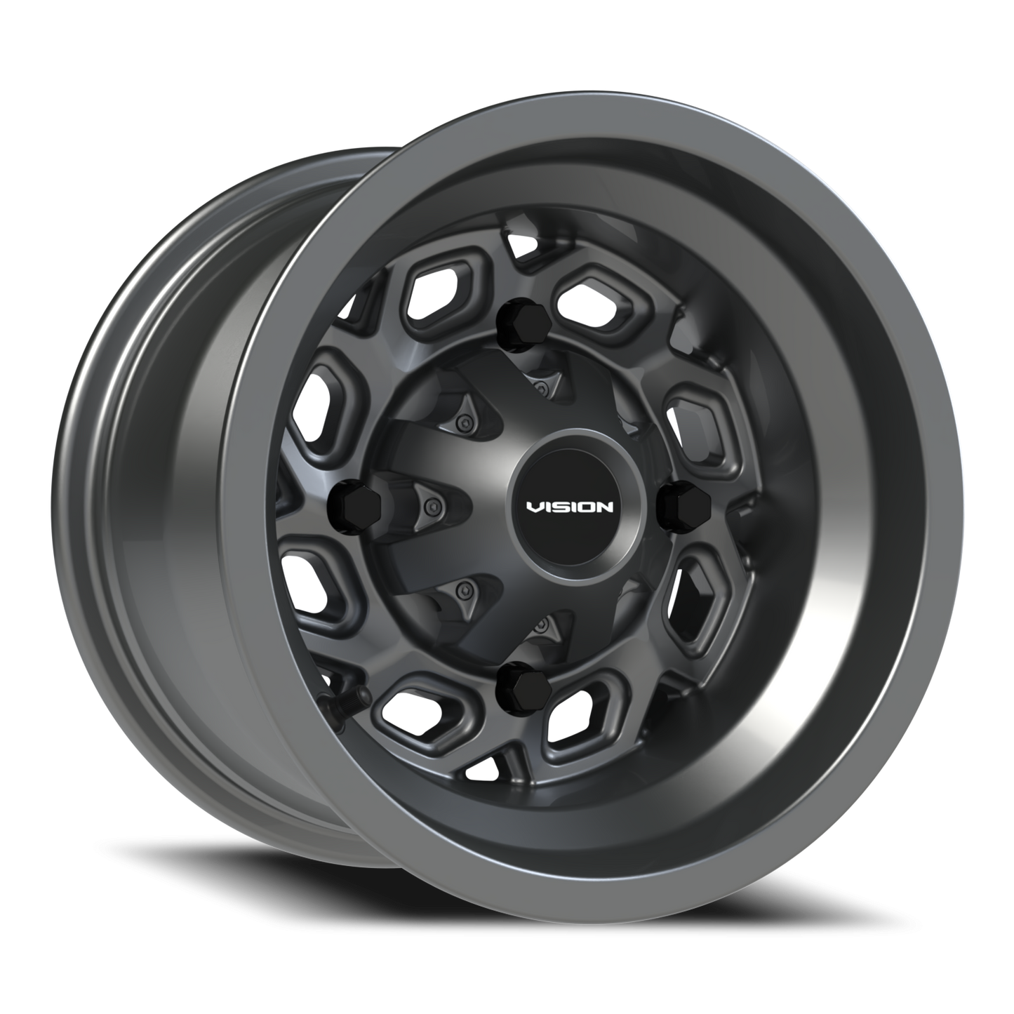 Vision Spyder 12X8 Gunmetal Wheel