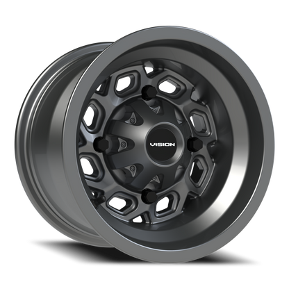 Vision Spyder 12X8 Gunmetal Wheel