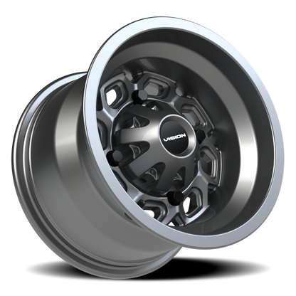 Vision Spyder 12X8 Gunmetal Wheel