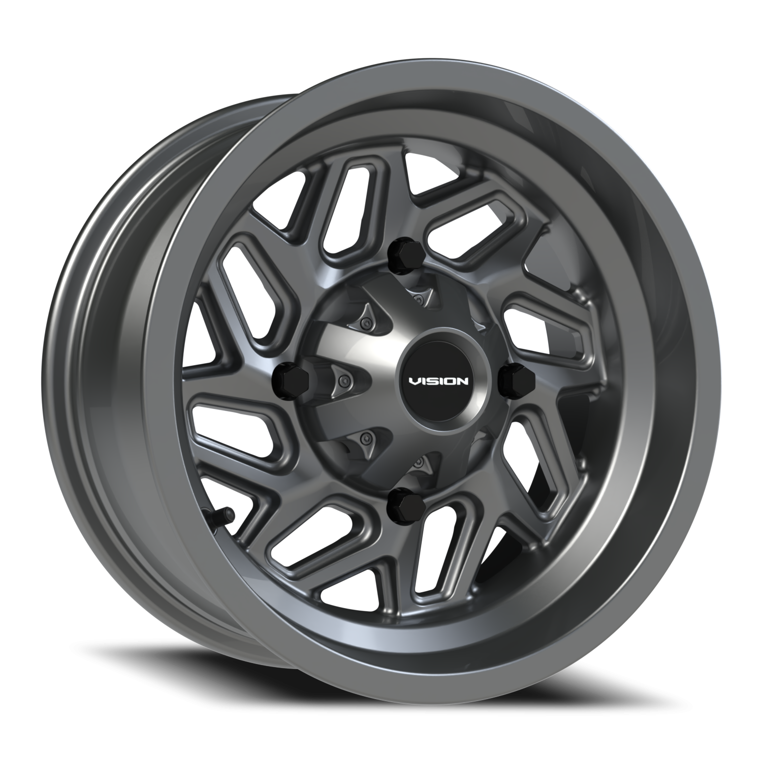 Vision Spyder 14X7 Gunmetal Wheel